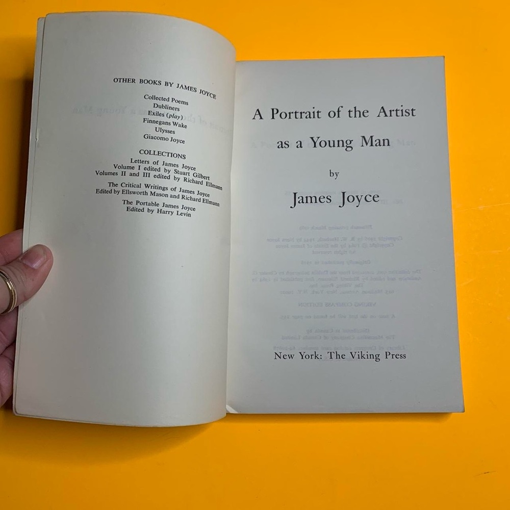 James Joyce “A Portrait Of The Artist As A Young Man” - Picture 3 of 6